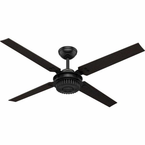 Hunter Fan 54" Chronicle Ceiling Fan with Wall Control 59235 - Matte Black - Image 2
