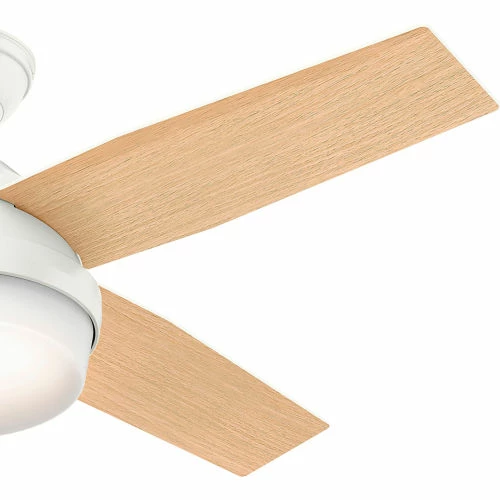Hunter Fan 44" Dempsey with Light Ceiling Fan with Light and Handheld Remote 59246 - Fresh White - Image 7