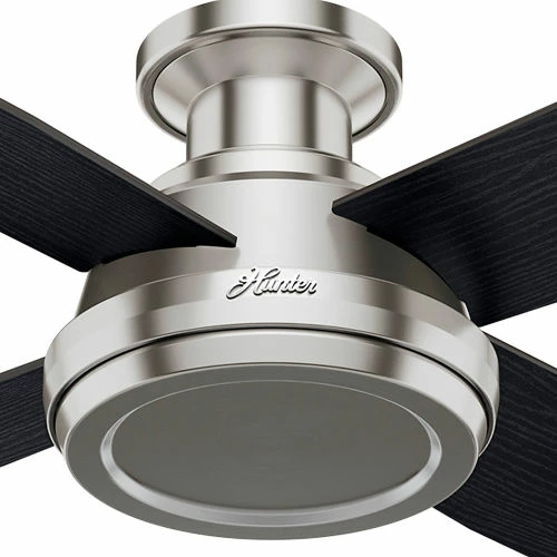 Hunter Fan 52" Dempsey Low Profile Ceiling Fan with Handheld Remote 59247 - Brushed Nickel - Image 5