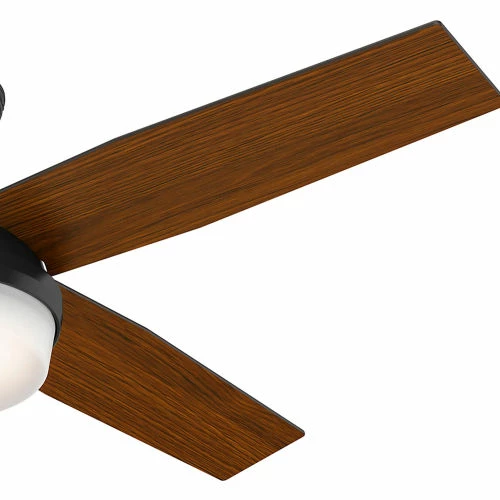 Hunter Fan 52" Dempsey Damp Ceiling Fan with Light and Handheld Remote 59251 - Matte Black - Image 7