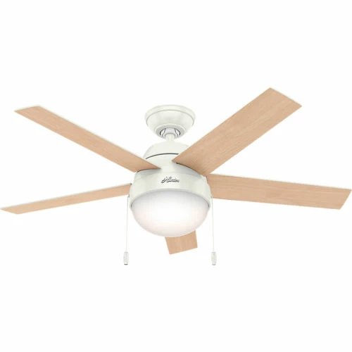 Hunter Fan 46" Anslee Ceiling Fan with Light 59266 - Fresh White - Image 2