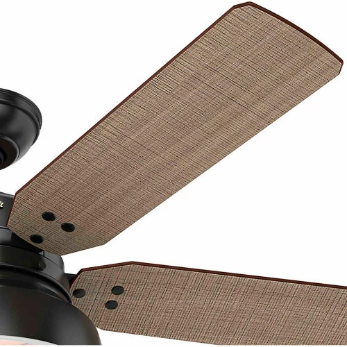 Hunter Fan 52" Mill Valley Ceiling Fan with Light 59307 - Matte Black - Image 6