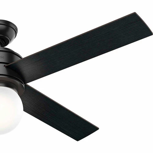 Hunter Fan 52" Hepburn Ceiling Fan with Light and Wall Control 59321 - Matte Black - Image 6