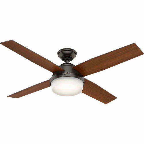 Hunter Fan 52" Dempsey with Light Ceiling Fan with Light and Handheld Remote 59446 - Noble Bronze - Image 2
