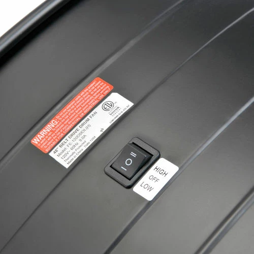 Global Industrial 48" Portable Drum Blower Fan, 19500 CFM, 1-1/2 HP, 1 Phase - Image 7