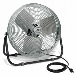 TPI 24" Industrial Floor Fan, 2,100 CFM, 1/8 HP
