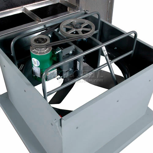 Global Industrial 42" 3hp Hooded Roof Supply Ventilator 3 Phase - Image 2