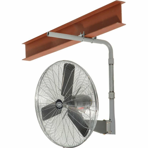 Global Industrial 24" Oscillating Industrial I Beam Fan, 3 Speed, 7,525 CFM, 1/4 HP