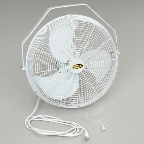 J&D Manufacturing J&D 18" Fan With Wall Ceiling Bracket 1/5 HP 1550 CFM, White - Image 2
