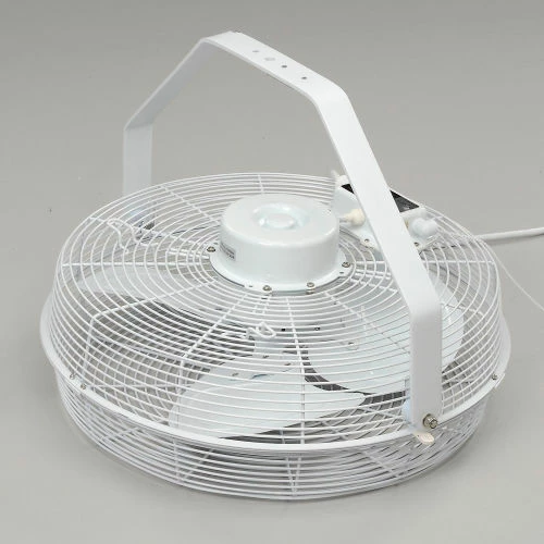 J&D Manufacturing J&D 14" Fan With Wall Ceiling Bracket White - Image 4