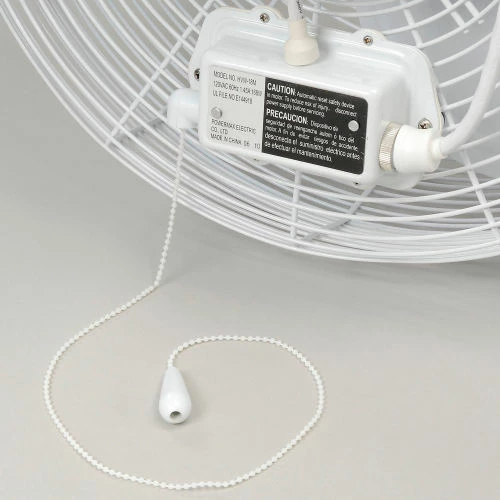 J&D Manufacturing J&D 14" Fan With Wall Ceiling Bracket White - Image 9