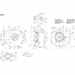 Fasco 3.3" Shaded Pole Draft Inducer Blower, A086, 115 Volts 3200 RPM