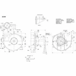 Fasco 3.3" Shaded Pole Draft Inducer Blower, A088, 115 Volts 3200 RPM