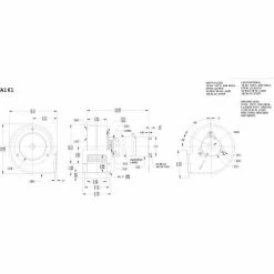 Fasco Shaded Pole Draft Inducer Blower, A161, 230 Volts 1600 RPM