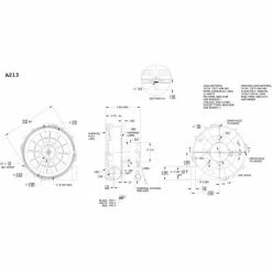 Fasco Shaded Pole Draft Inducer Blower, A213, 115 Volts 3200 RPM