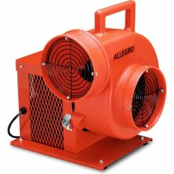 Allegro Industries Allegro Standard Electric Blower 9504, 8" Dia., 1/3HP,1066 CFM, Cage Enclosed