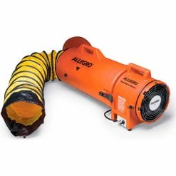 Allegro Industries Allegro COM-PAX-IAL Blower With 25' Duct & Canister 9533-25, 8" Dia., 1/3HP, 831 CFM