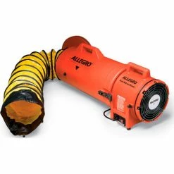 Allegro Industries Allegro 9533-50 8 Inch Axial AC Plastic Blower w/ Canister & 50' Ducting