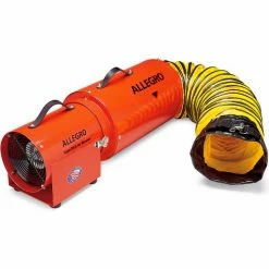 Allegro Industries Allegro 9534-15 8 Inch Axial AC Metal Com-PAX-ial Blower w/ Canister & 15' Ducting