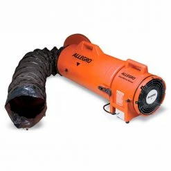 Allegro Industries® COM-PAX-IAL Explosion Proof Blower W/ 25' Ducting, 900 CFM, 1/3 HP