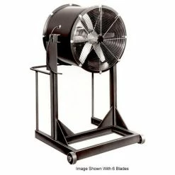 Global Industrial™ 24" Explosion Proof Propeller Fan w/ High Stand, 5,200 CFM, 1/4 HP, 460V