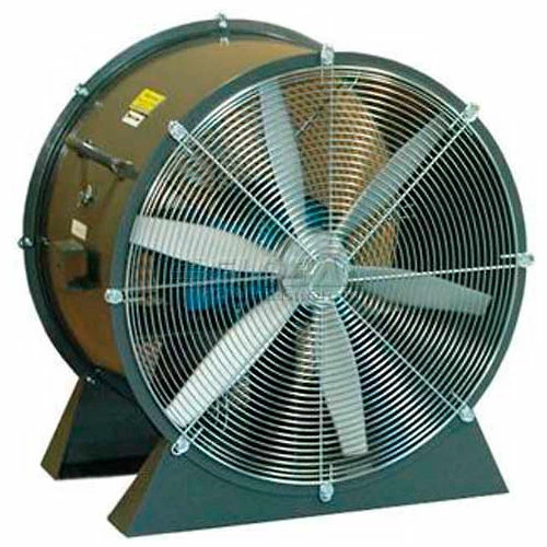 Global Industrial 24" Totally Enclosed Propeller Fan w/ Low Stand, 5,200 CFM, 1/4 HP, 460V