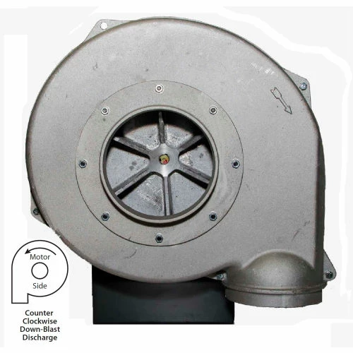 Global Industrial Explosion Proof Blower 1/2 HP, 3 Phase, CCW, Downblast, 380 CFM