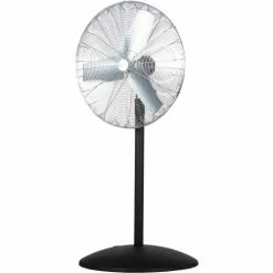 Airmaster Fan UPI-24PA2A (3-SP) 24 Inch Pedestal Fan 1/3 HP 5220 CFM , Non-Oscillating