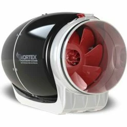 Atmosphere Vortex S-Line Ultra Quiet In-Line Duct Blower Fan S-600 - 6", 120V, 347 CFM