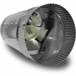 Atmosphere Vortex tube axial fan 4", 115V, 66 CFM