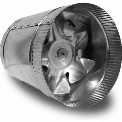 Atmosphere Vortex tube axial fan 6", 115V, 210 CFM