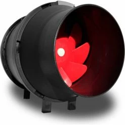 Atmosphere Vortex Light Weight In-Line Mixed Flow 6" fan, 115V, 329 CFM