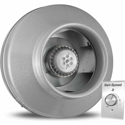 Vortex Powerfan 8'' In-Line Duct Fan VTX800-A - 739 CFM with Vari-Speed Speed Control Kit