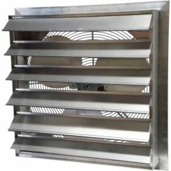 Canarm® AX Series 24" Shutter Mounted Fan, 1/3 HP, 1100 RPM, 230/460V