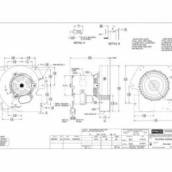 Fasco Split Capacitor Draft Inducer, A330, 208-230 Volts 3200 RPM