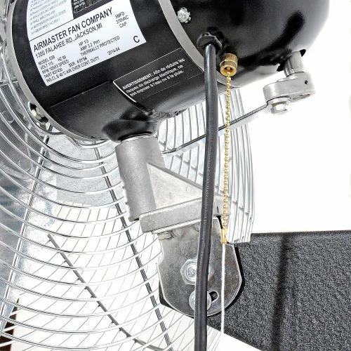 Airmaster Fan Airmaster 24" Oscillating Wall Mount Fan, 3 Speed, 5548 CFM, 115V, 1/3 HP, Single Phase - Image 11