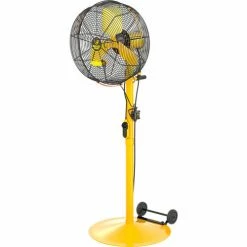 Big Ass Fans AirEye Directional Fan Kit with Pedestal Mount w/ Wheel Kit & Ion Technology, 20"