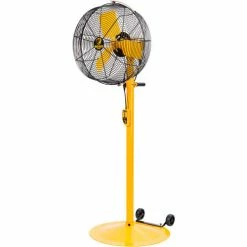 Big Ass Fans AirEye Directional Fan with Pedestal Mount & Wheel Kit, 24"