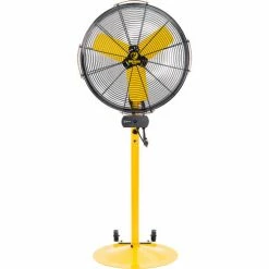 Big Ass Fans AirEye Directional Fan with Pedestal Mount & Wheel Kit with AEOS, 24"