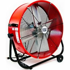 MaxxAir™ 24" Tilt Heavy Duty Roll-Around Tilt Portable Barrel Fan 4000 CFM