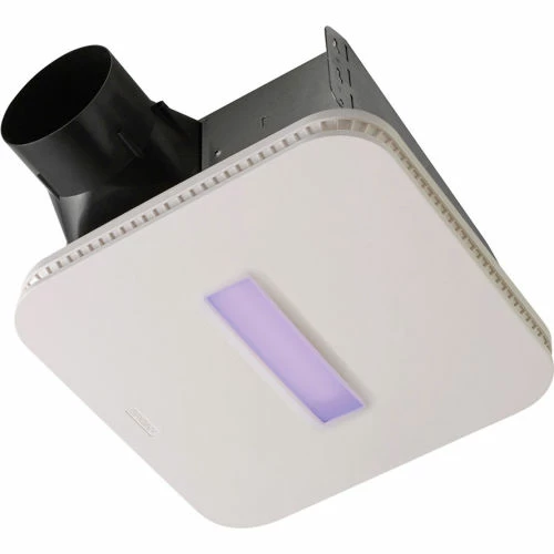 Broan SurfaceShield Vital Vio Powered Exhaust Fan w/ LED & Antibacterial Light - 110 CFM - 1.0 Sone - Image 3