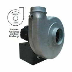 Global Industrial Explosion Proof Blower 3 HP, 3 Phase, CCW, Upblast, 1245 CFM