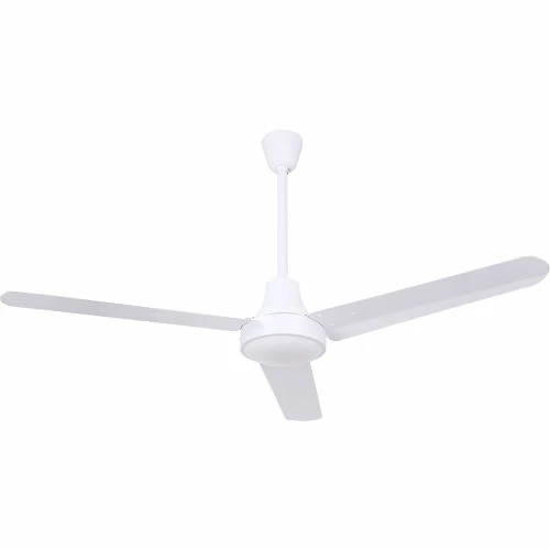 Canarm® 48" Industrial Ceiling Fan, DC Motor, 5 Speed, 7370 CFM, White