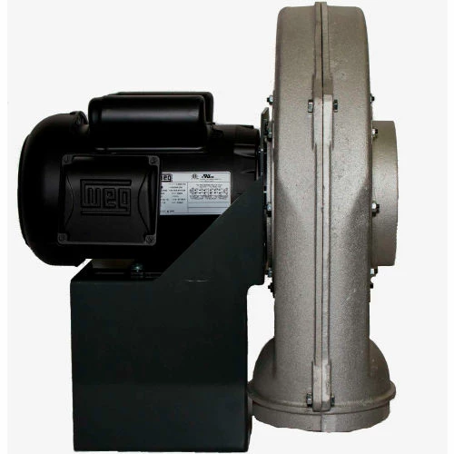 Global Industrial Aluminum TEFC Blower, 3/4 HP, Single Phase, CW, Downblast, 571 CFM - Image 4