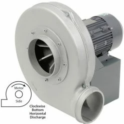 Global Industrial Explosion Proof Blower 3 HP, 3 Phase, CW, Bottom Horiz., 1300 CFM