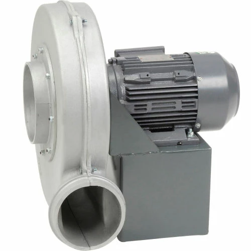 Global Industrial Aluminum TEFC Blower, 3 HP, 3 Phase, CW, Bottom Horiz., 1300 CFM - Image 3
