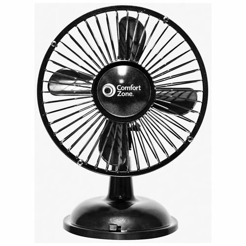 Comfort Zone® CZ6USB 6 Inch Oscillating Battery/USB Fan - Pkg Qty 6