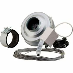 Fantech Duct Booster Kit With FG 4XL Fan & Wall Mount Indicator Panel DBF4XLT, 120V, 173 CFM