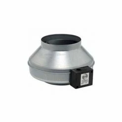 Fantech 8" In-Line Duct Fan With Metal Housing 461 CFM