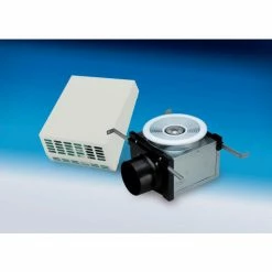 Fantech Bath Fan (Exterior Mount) Vent Only Ceiling Grille PBW110, 115V, 1 PH, 110 CFM, 4" Duct
